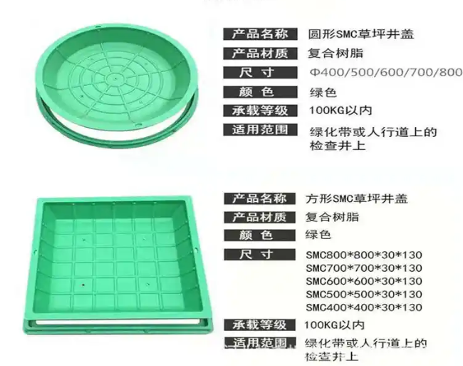 湟源树脂复合种植井盖展示